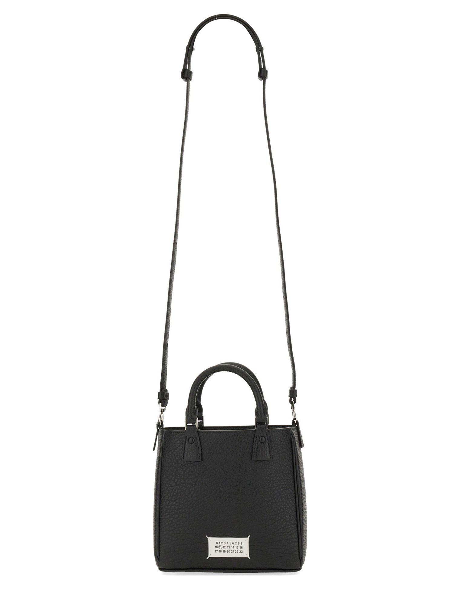 MAISON MARGIELA    5AC VERTICAL GRAINED LEATHER TOTE BAG