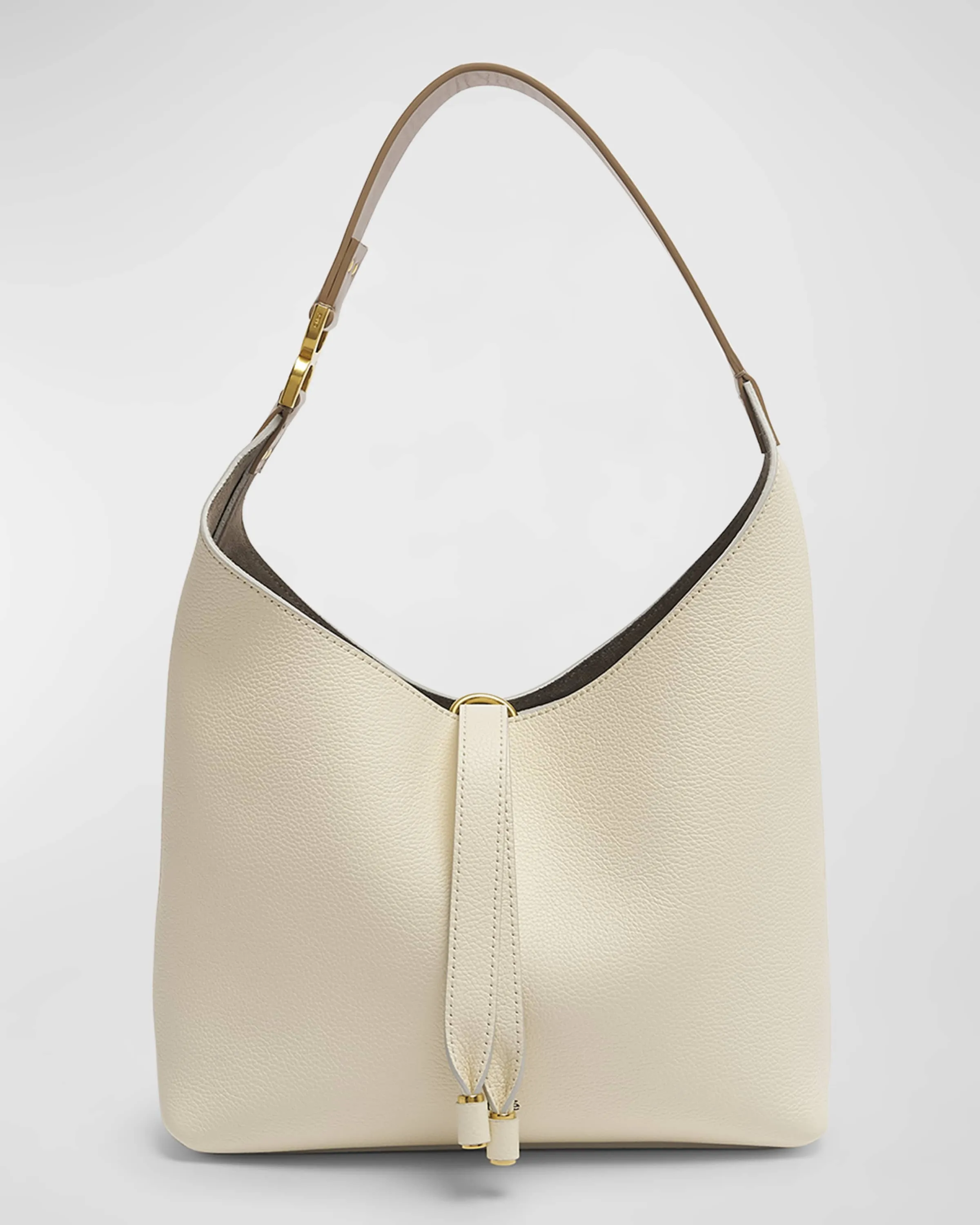 Marcie Small Hobo Bag in Grained Calfskin