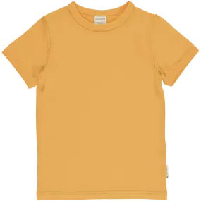 Maxomorra Yellow Organic Cotton Short Sleeved Top