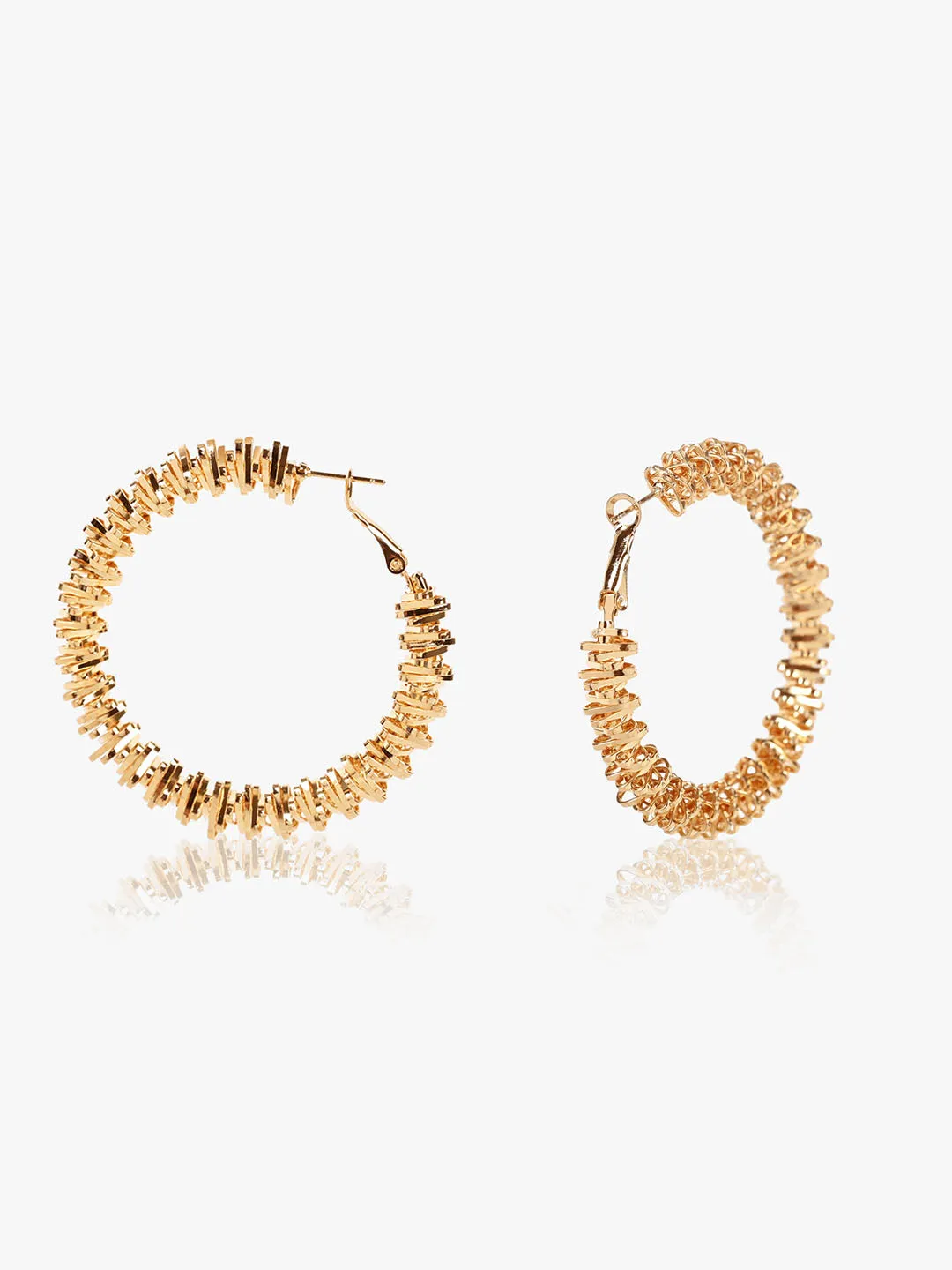 Medium Porcupine Hoop Earrings