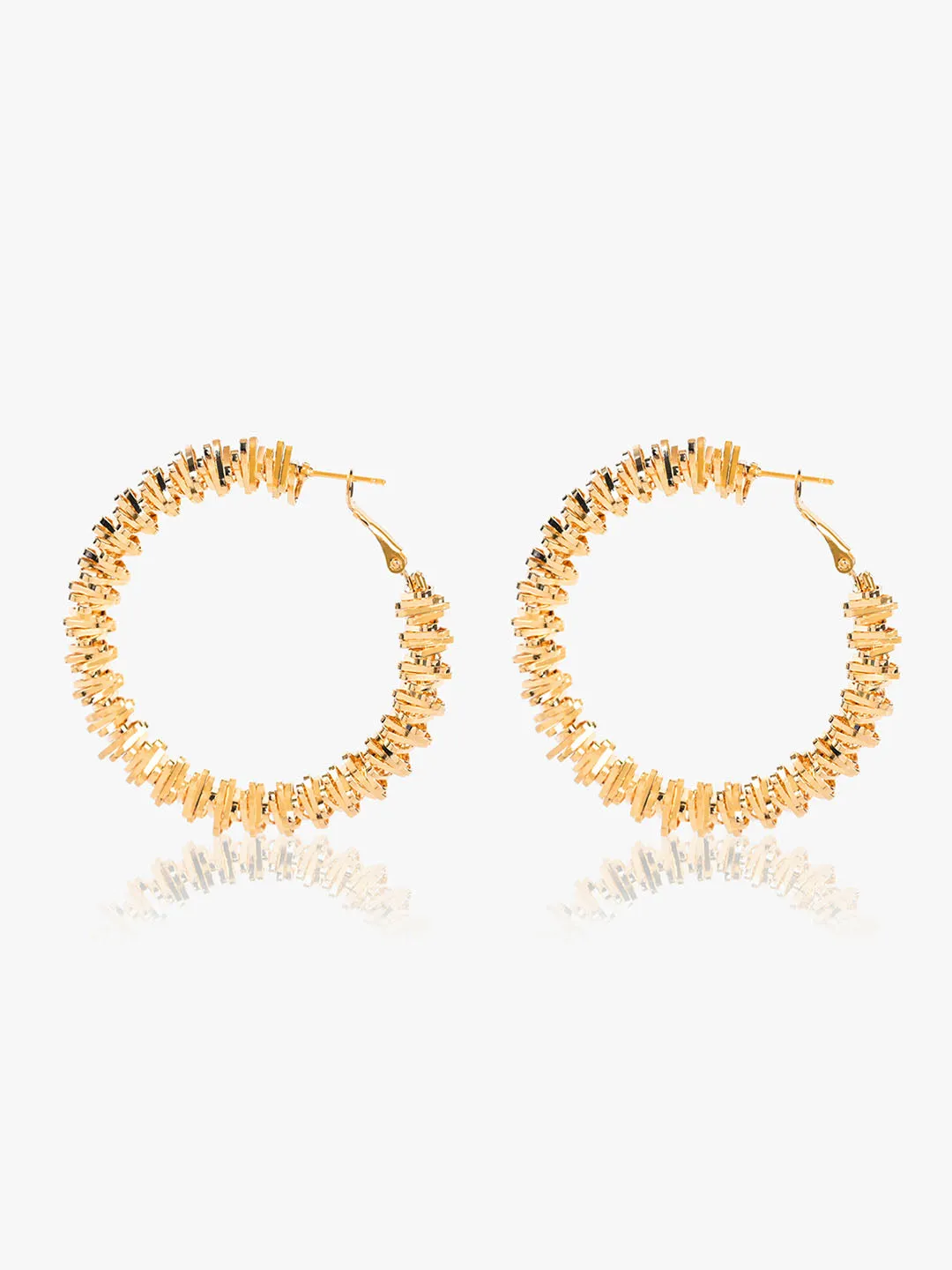 Medium Porcupine Hoop Earrings