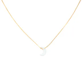 Mini Opalite Moon Necklace Wholesale (Kid's Size)