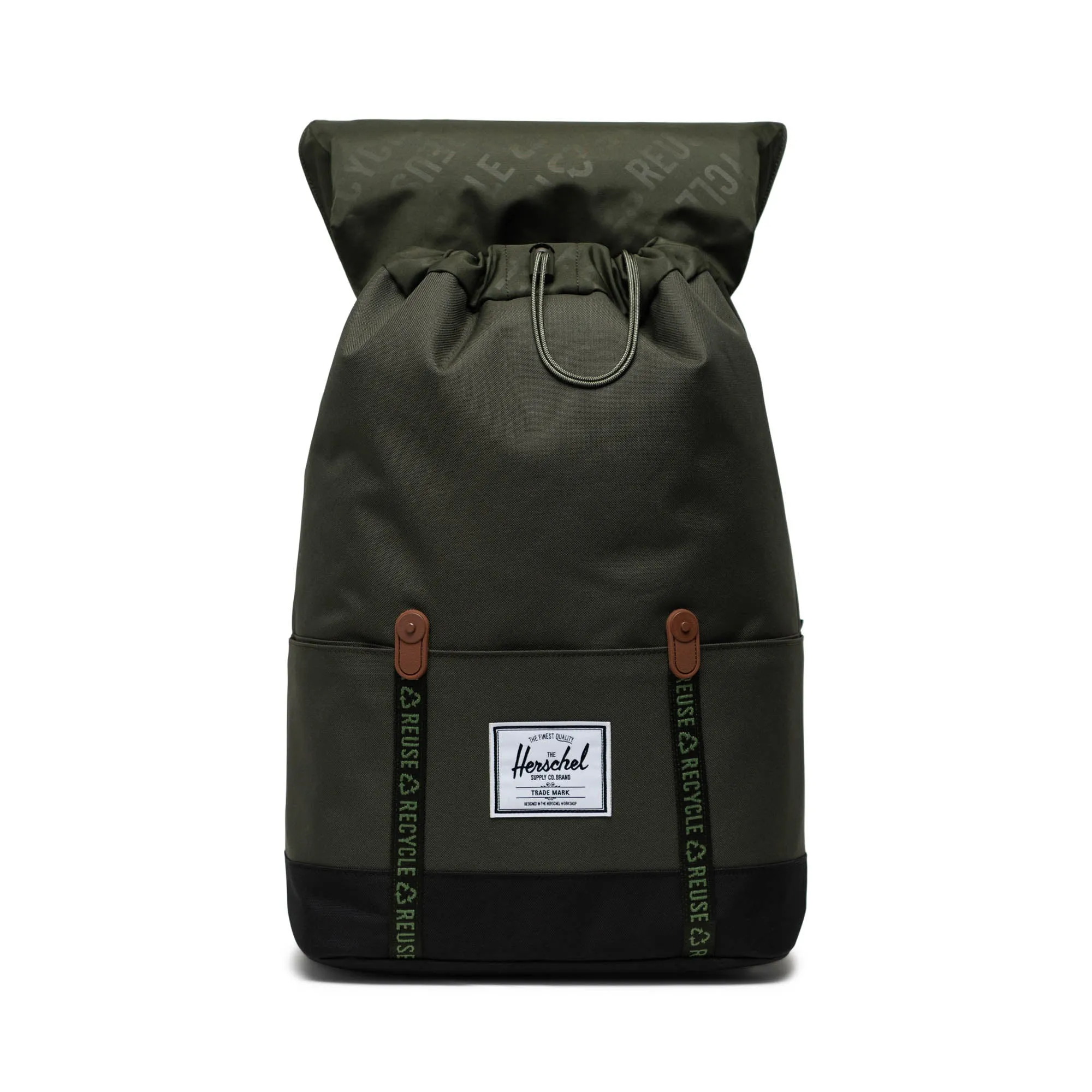 Mochila Herschel Retreat Forest Night/Black - Eco Collection