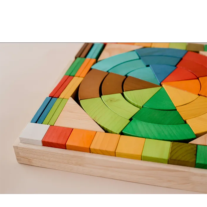 Natural Rainbow Jumbo Blocks