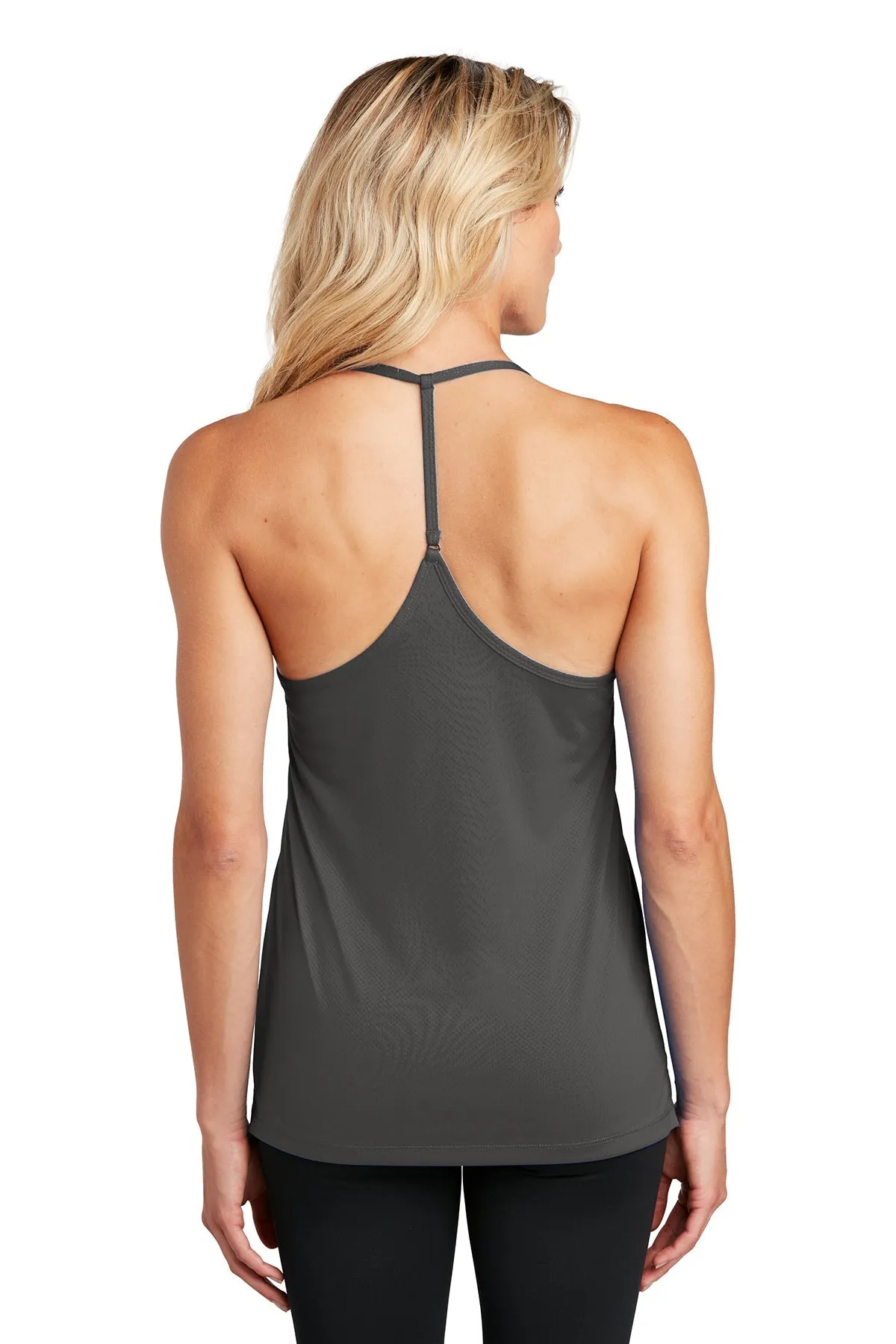 OGIO ENDURANCE Ladies Mesh Branded Tank Tops, Tarmac Grey