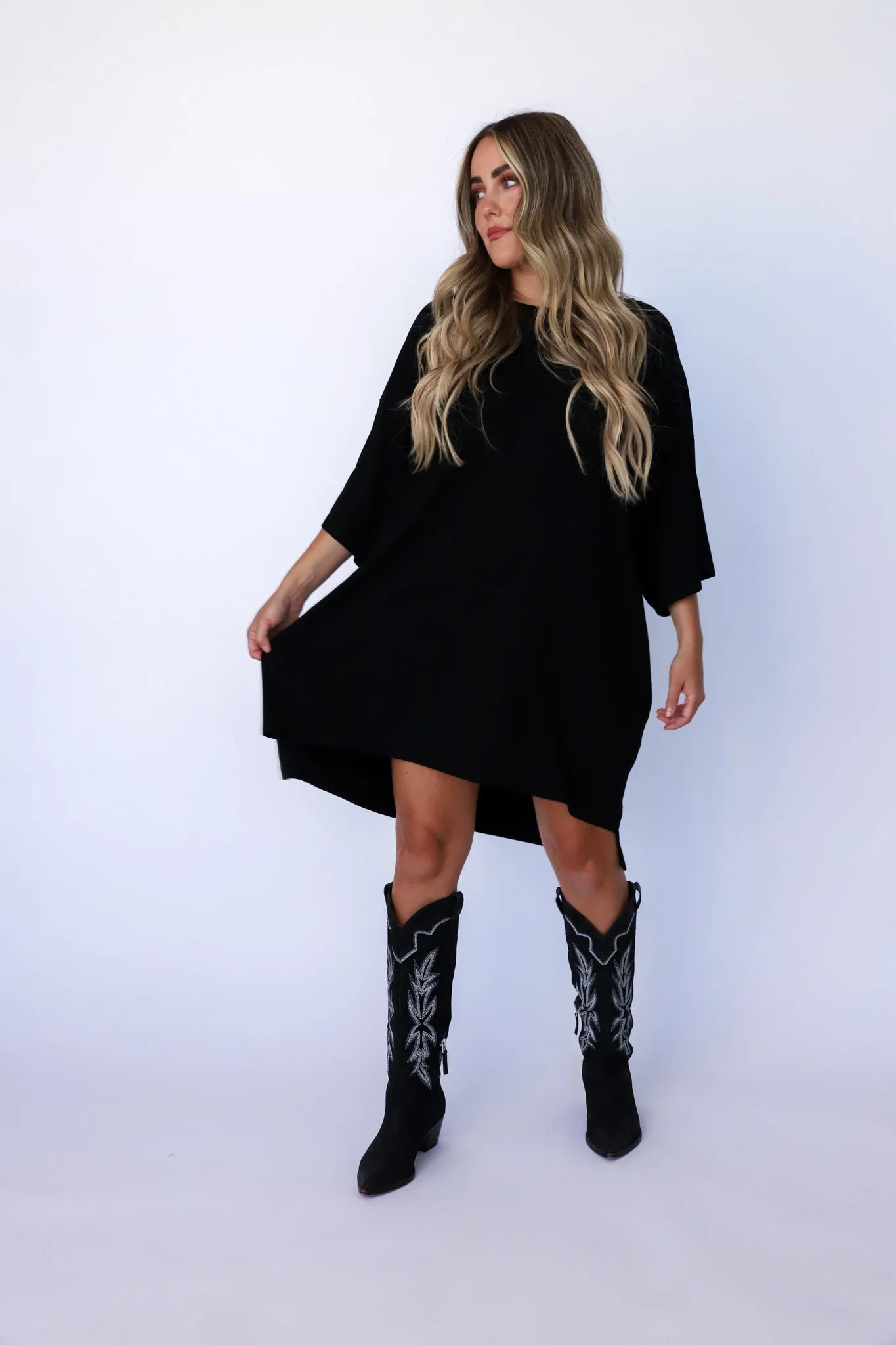 Out Of Pocket Dress Black