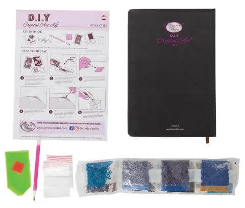 Owl & Fairy Tree Crystal Art Notebook Kit