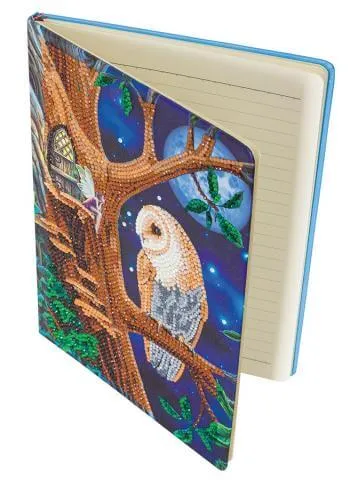 Owl & Fairy Tree Crystal Art Notebook Kit