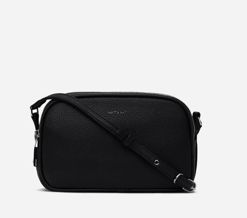 PAIR VEGAN CROSSBODY BAG - PURITY BLACK