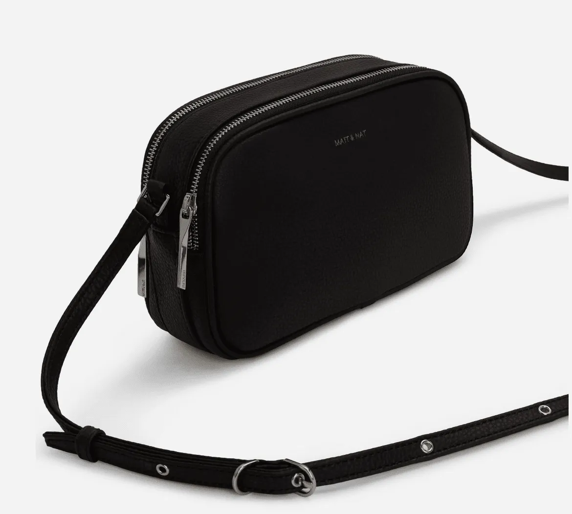 PAIR VEGAN CROSSBODY BAG - PURITY BLACK