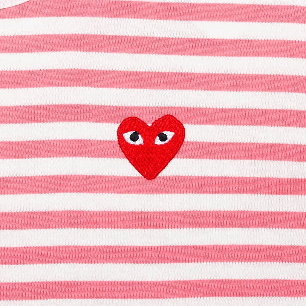 Pastelle Women's Striped L/S Shirt - Pink