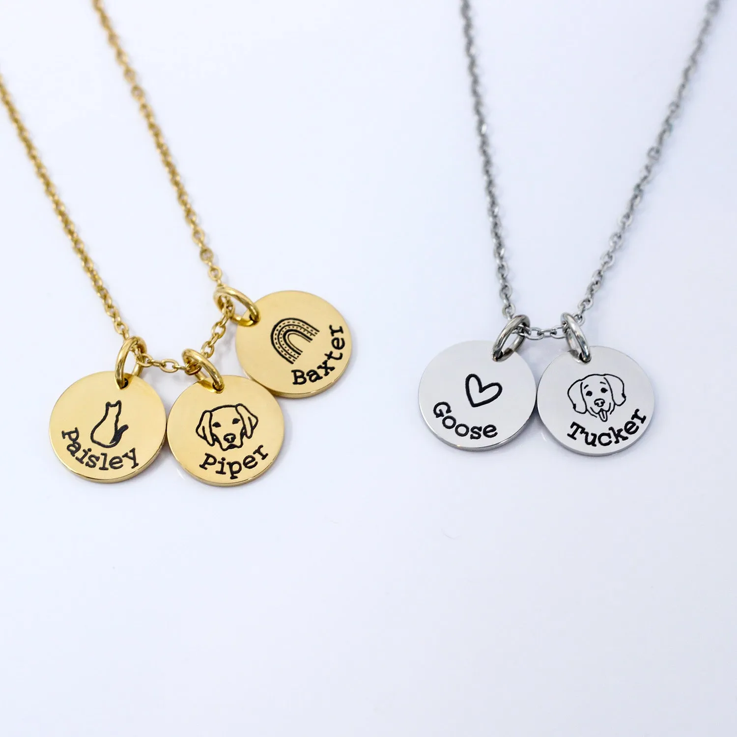 Personalized Pet Charm Necklace