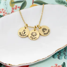 Personalized Pet Charm Necklace