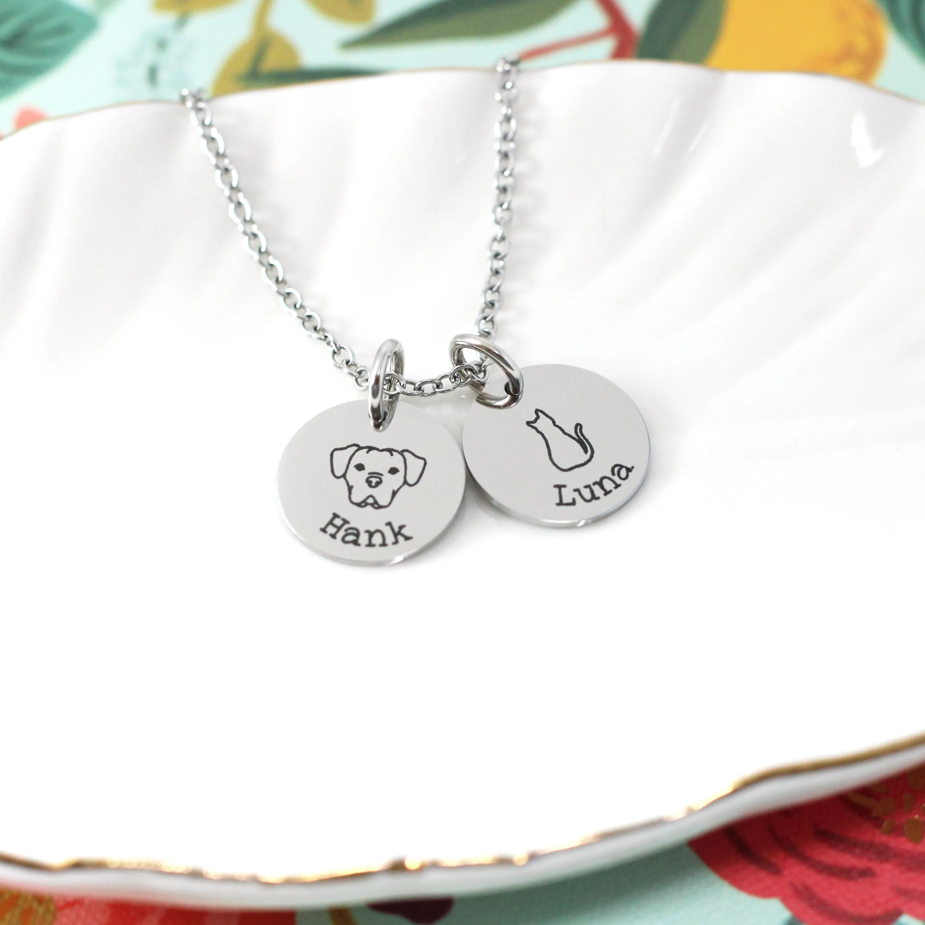 Personalized Pet Charm Necklace