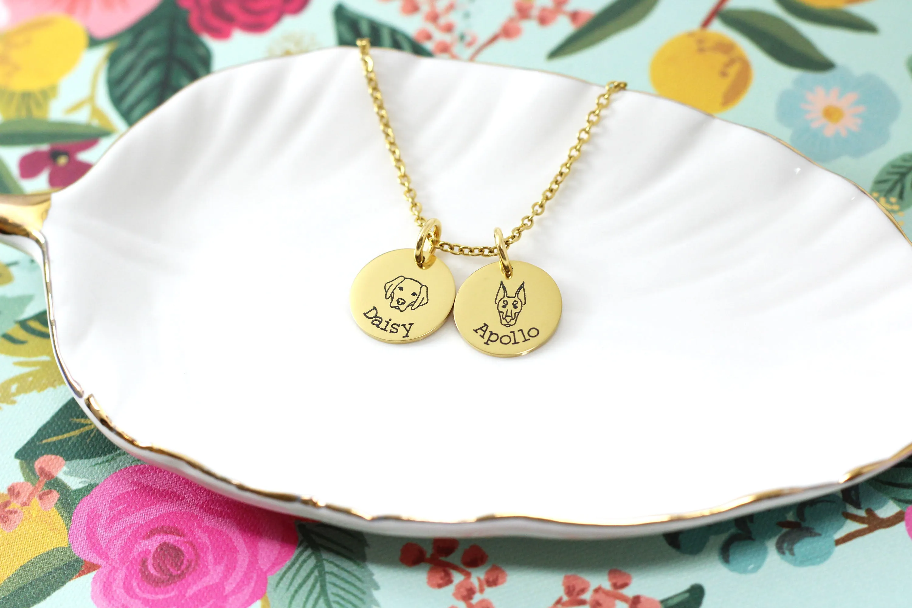 Personalized Pet Charm Necklace