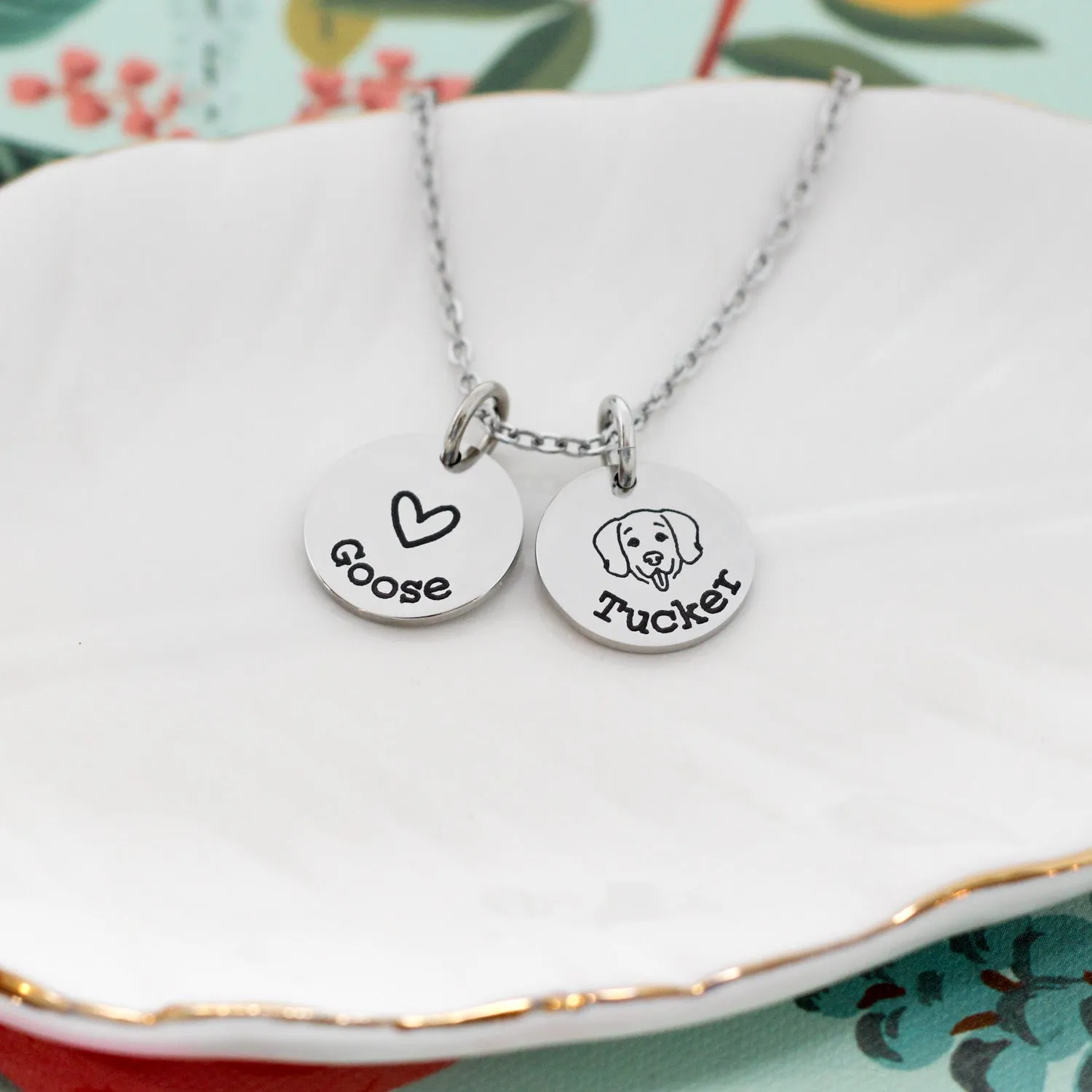 Personalized Pet Charm Necklace