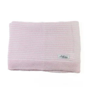 Pink & White Stripe Blanket