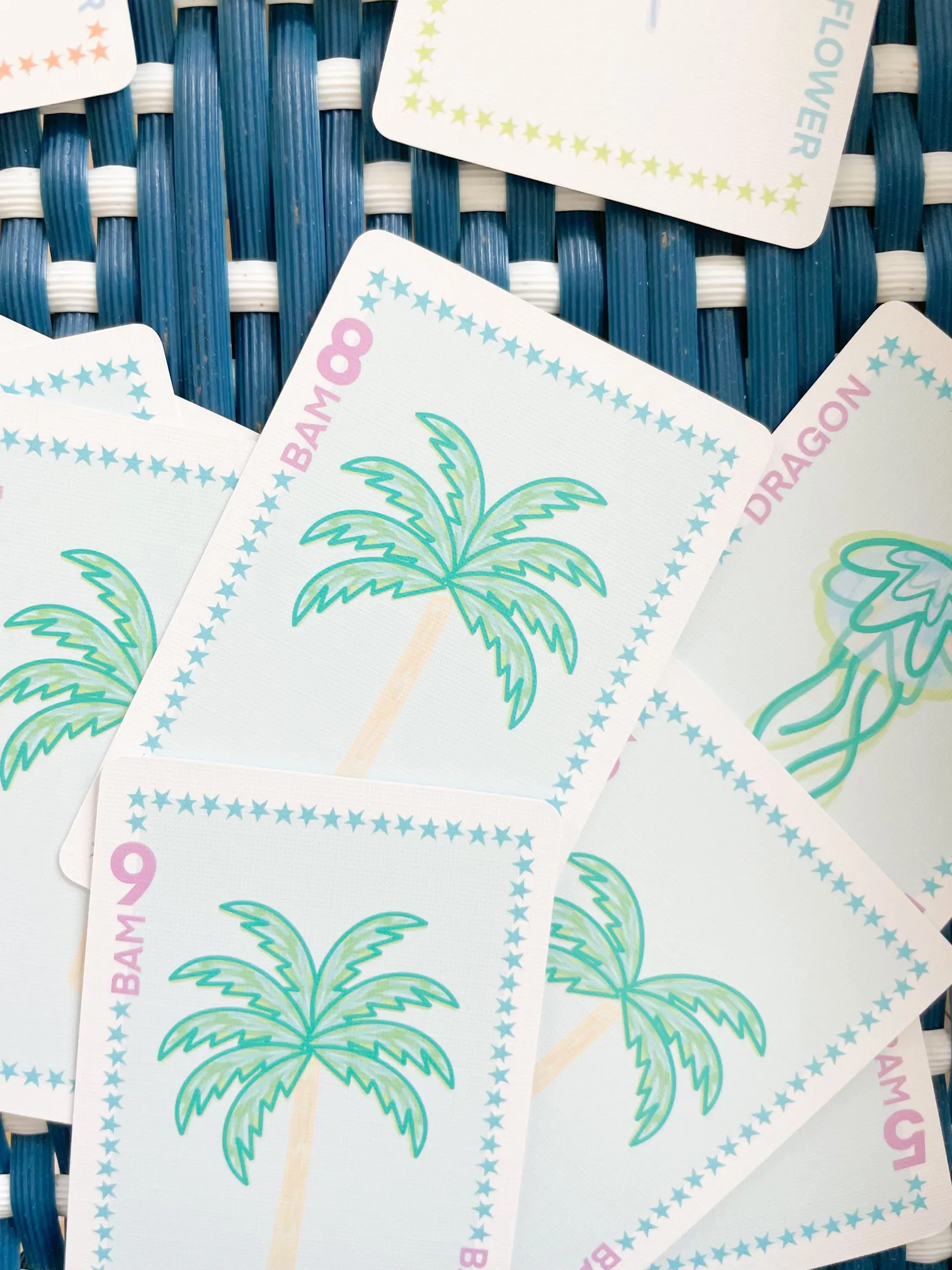 Play Away Cards - Play Away Mahjong Beach Playing Card Deck