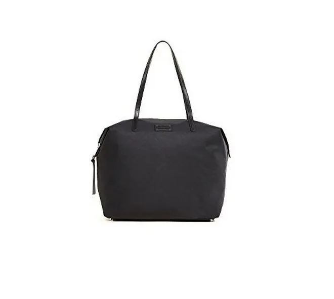 Rebecca Minkoff Washed Nylon Tote In Black B1939