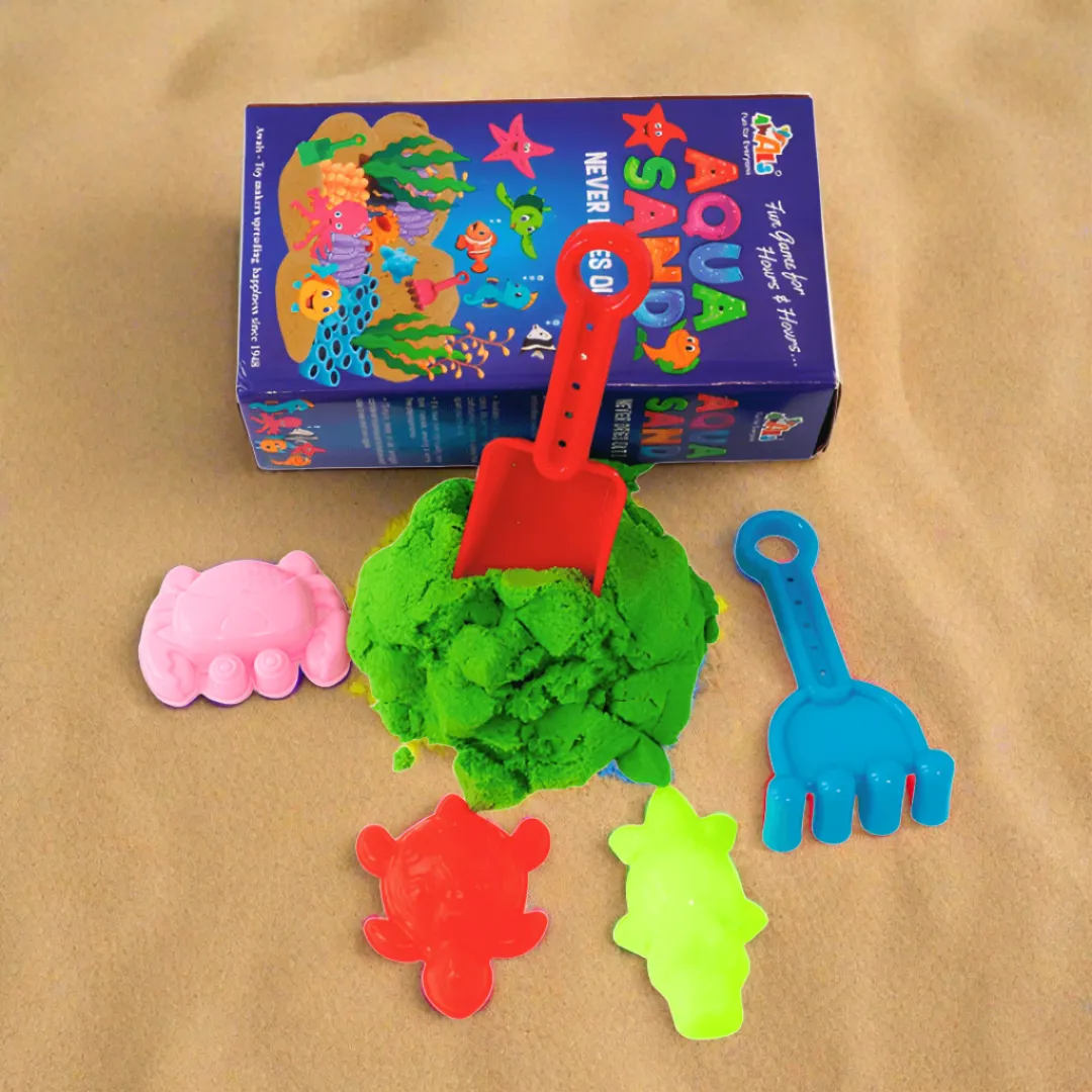 Sand Castle Kit | Aqua Sand Box for Kids Shape Moulds