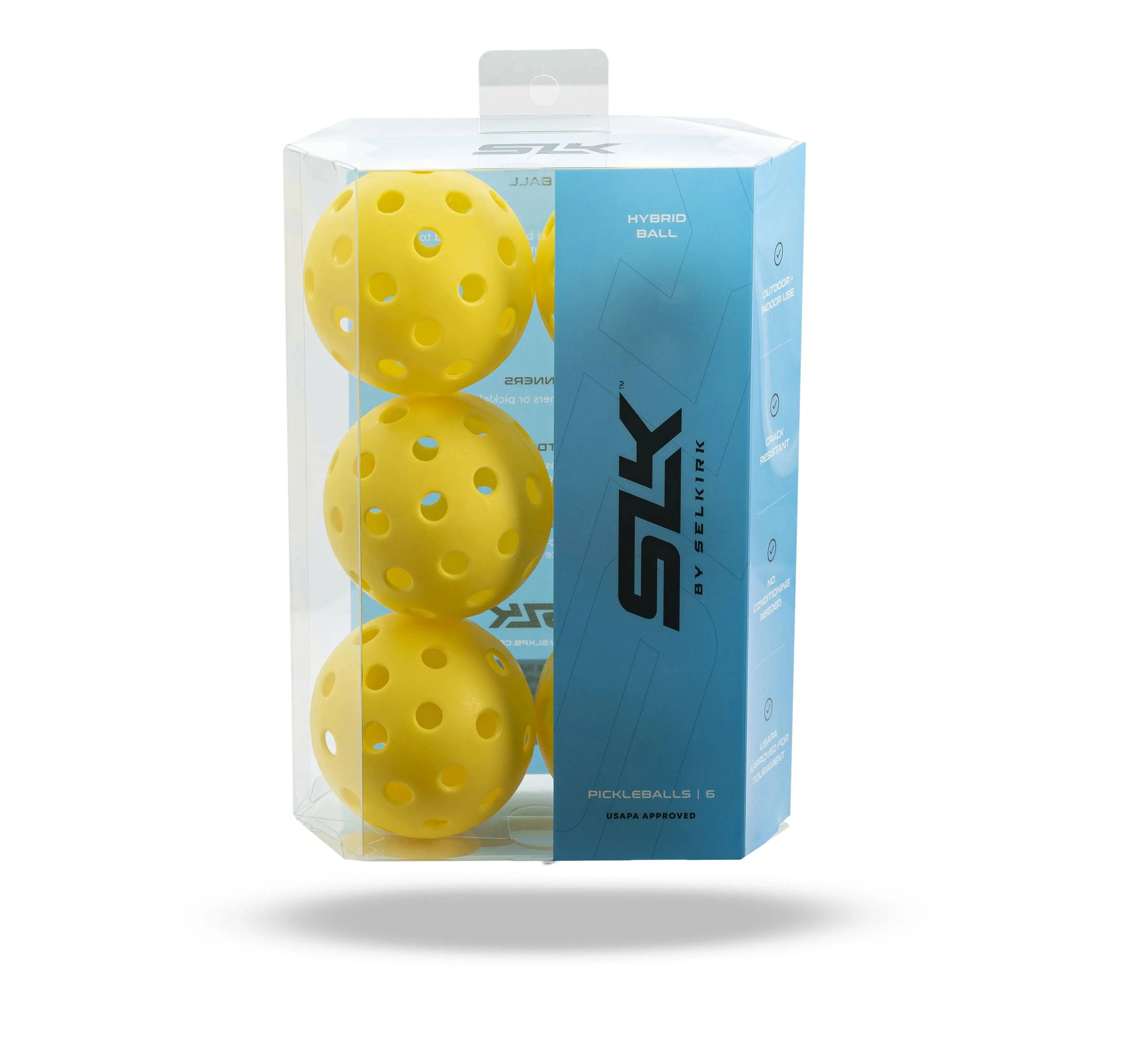 SLK by Selkirk Hybrid Indoor/Outdoor Ball - 6 Pack