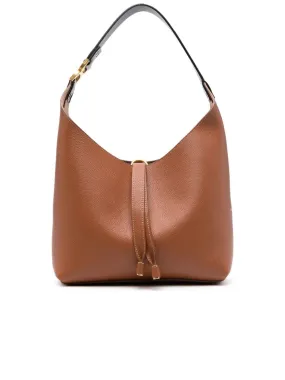 Small Marcie Hobo Bag in Grained Leather