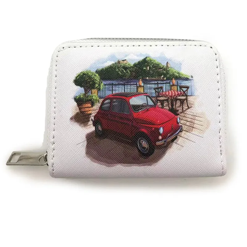 Small Zip Around Wallet - Fiat 500 PUR140