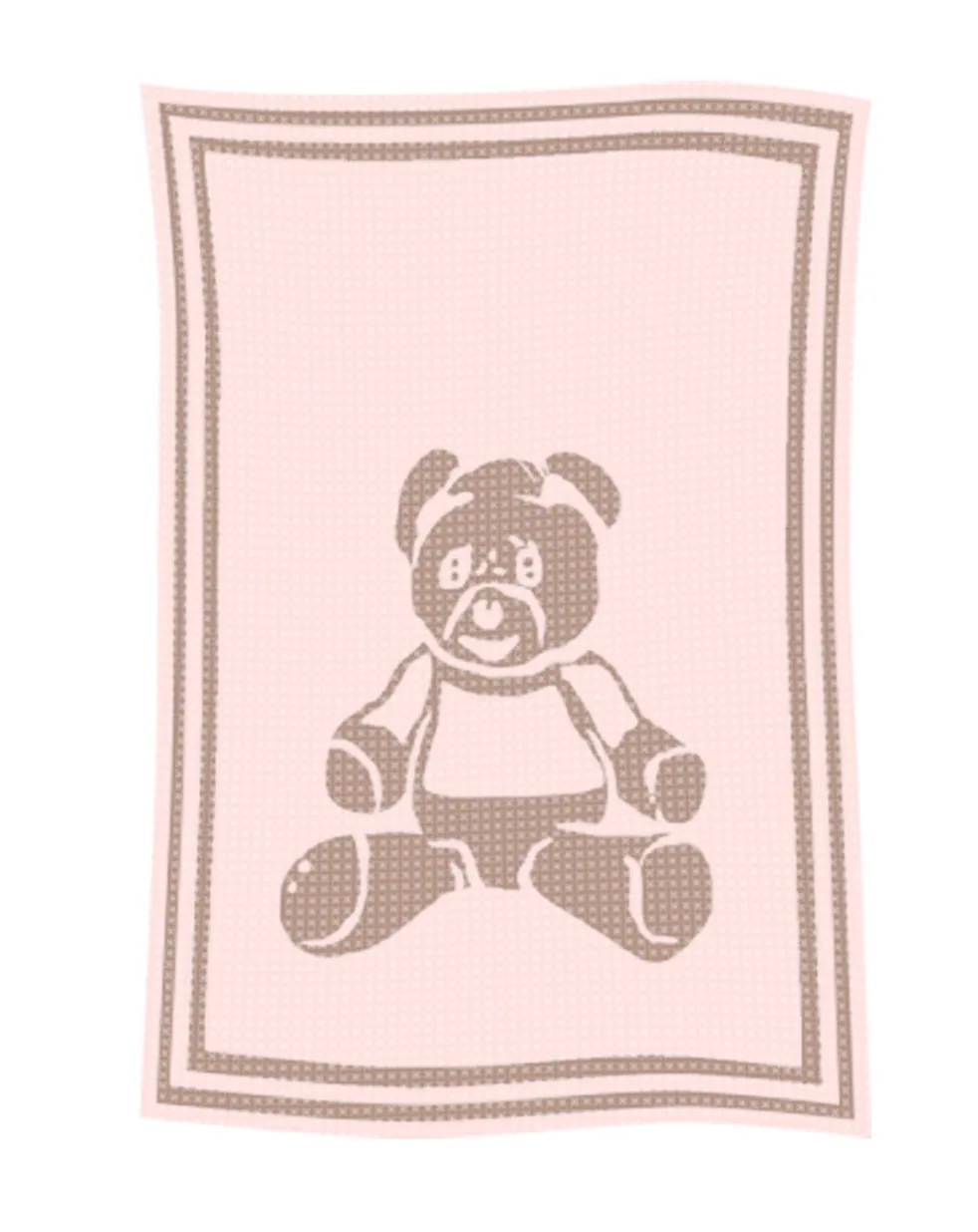 Teddy Bear and Name Custom Blanket