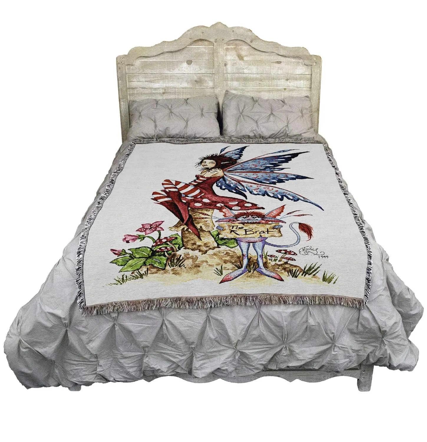 The Brat Fairy Tapestry Blanket by Amy Brown