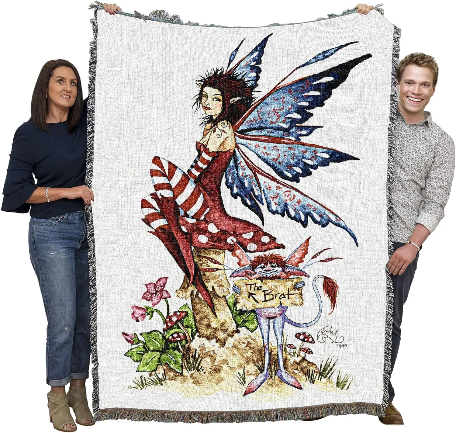 The Brat Fairy Tapestry Blanket by Amy Brown