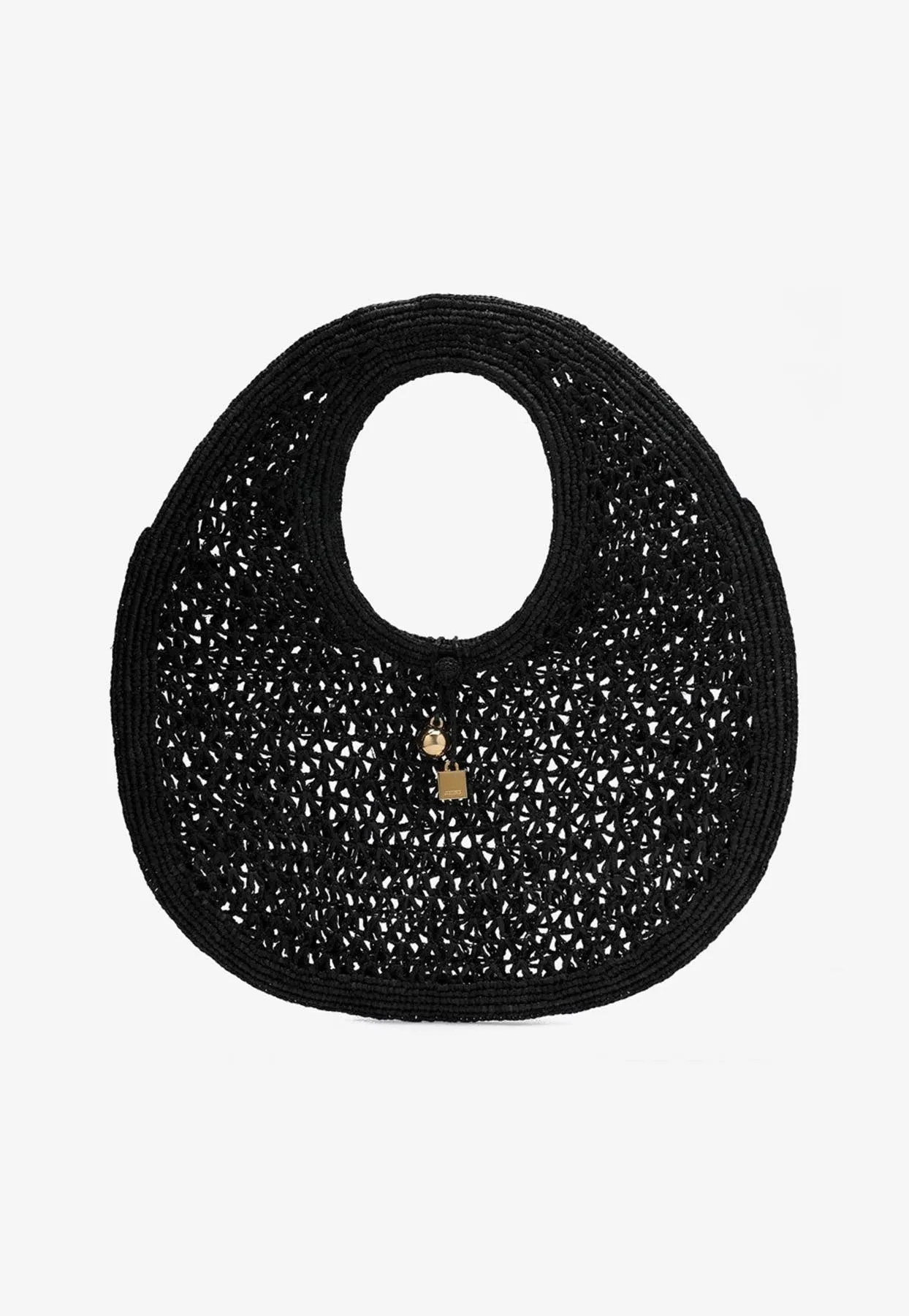 The Spiaggia Raffia Hobo Bag