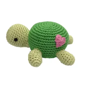 Turtle Crocheted Rattle