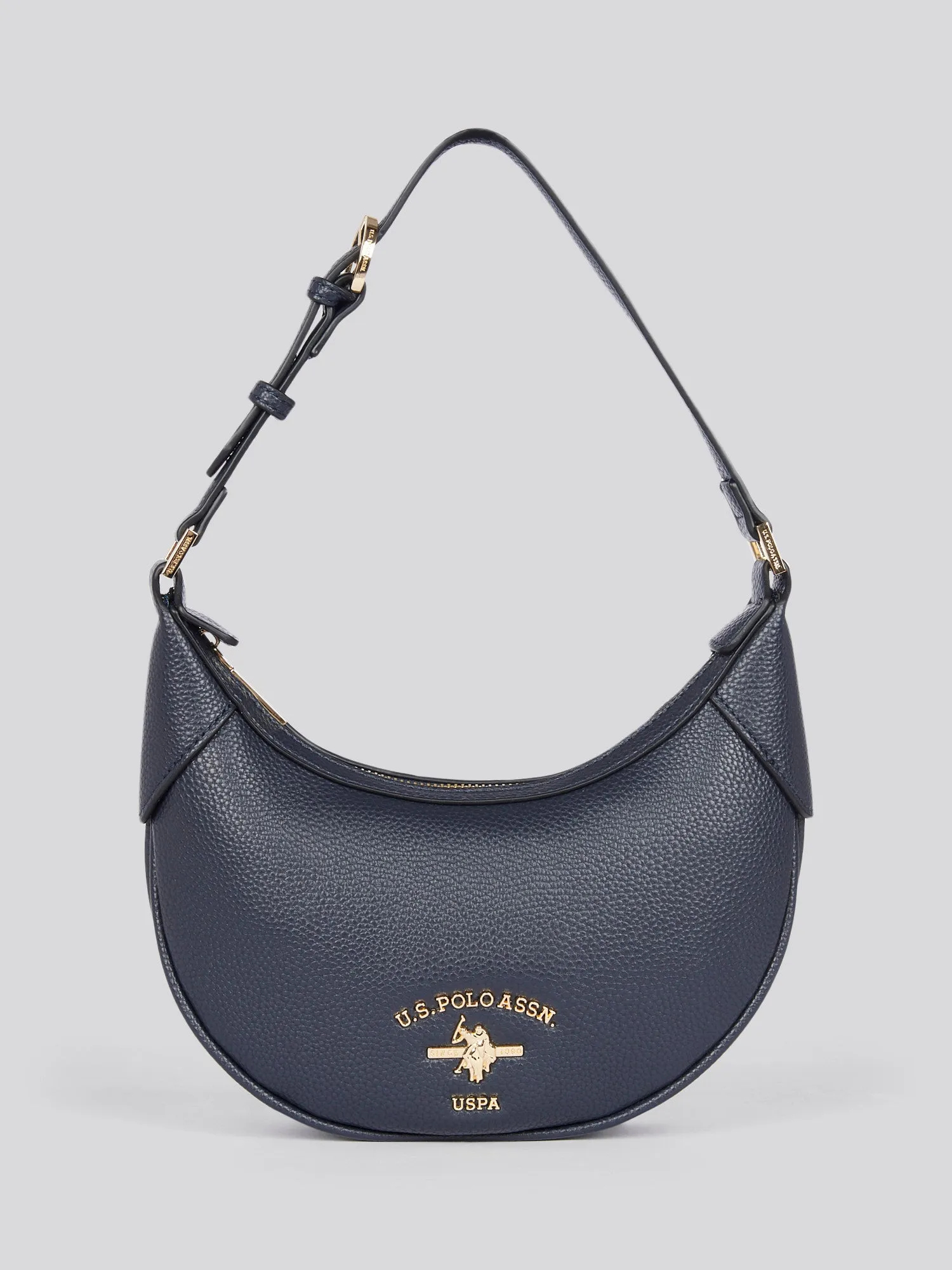 U.S. Polo Assn. Womens Stanford Small Hobo Bag in Navy