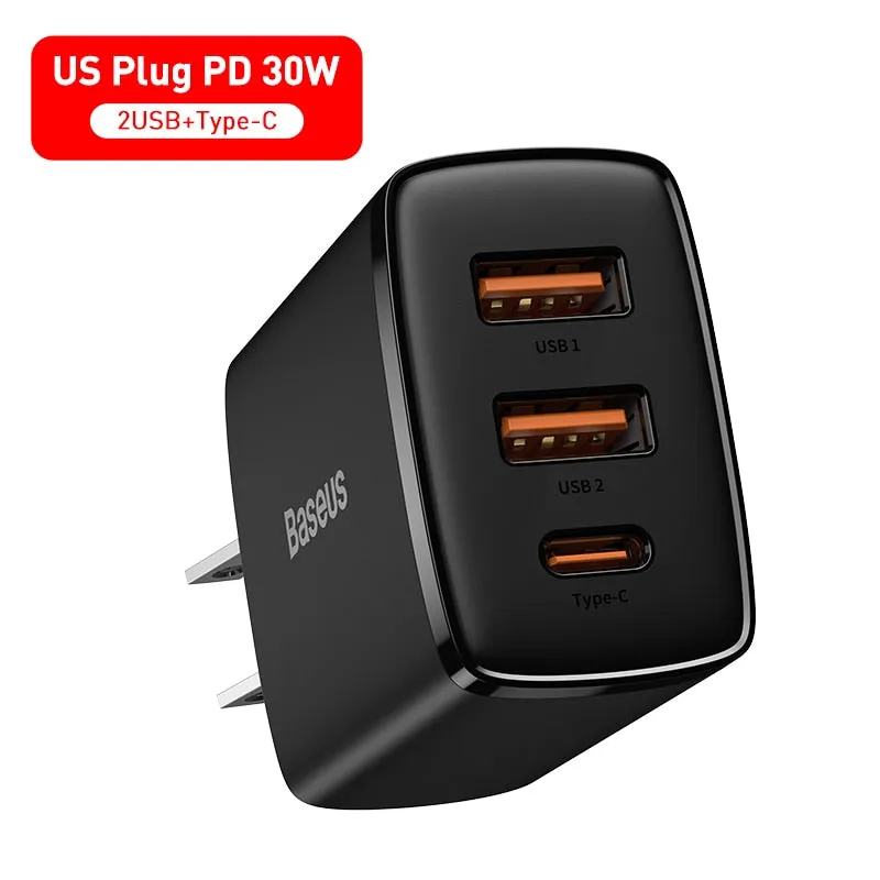 USB Type C Charger 30W Portable For iPhone 13 12 Pro Max