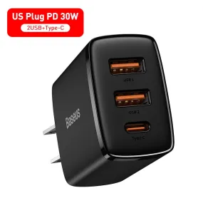 USB Type C Charger 30W Portable For iPhone 13 12 Pro Max