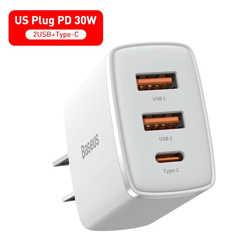 USB Type C Charger 30W Portable For iPhone 13 12 Pro Max