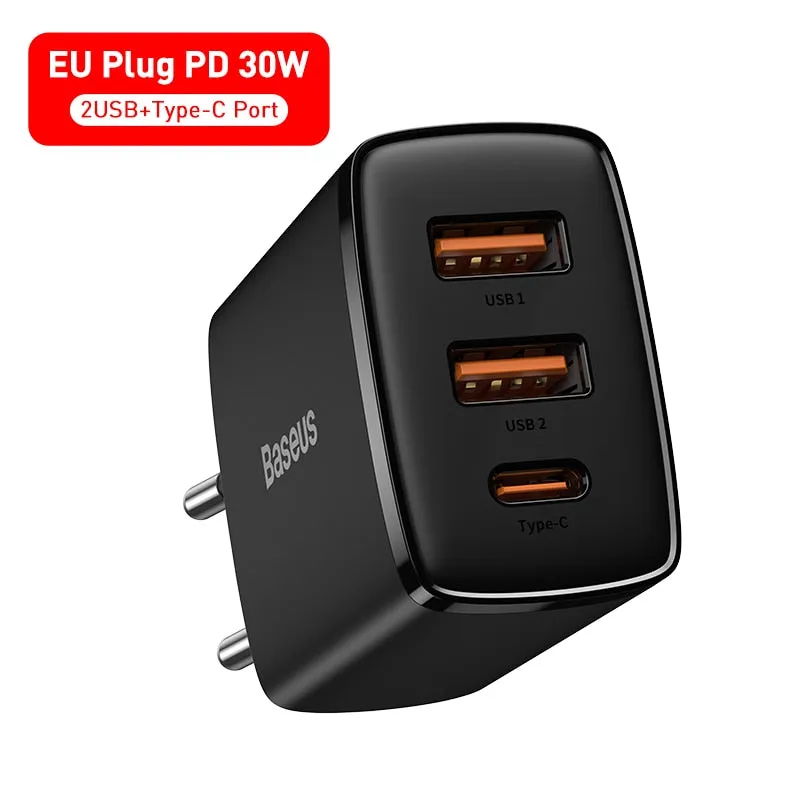 USB Type C Charger 30W Portable For iPhone 13 12 Pro Max