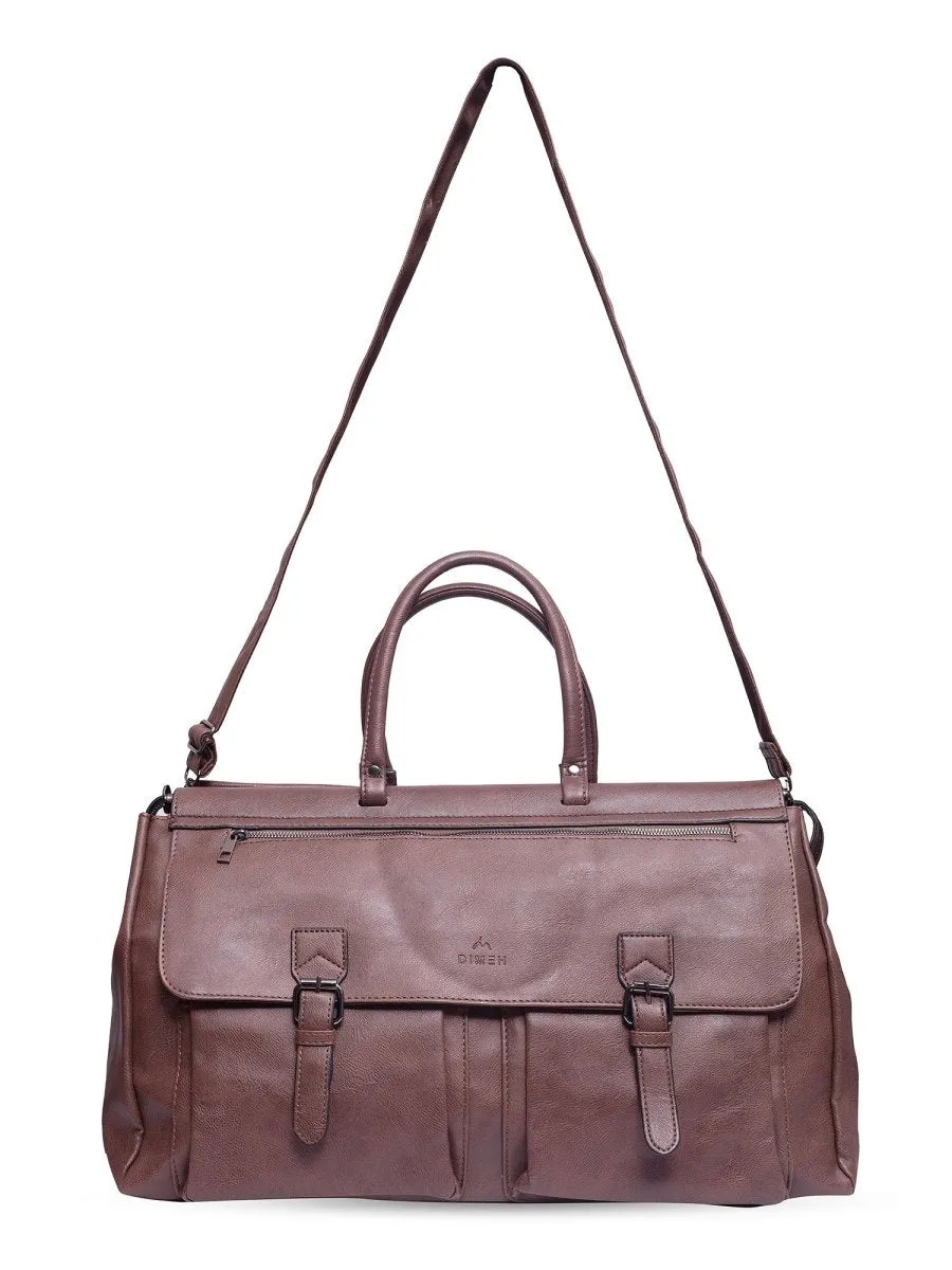 Vintage Brown Duffle Bag