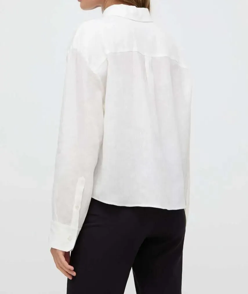 Weekend Max Mara  |Casual Style Linen Long Sleeves Plain Elegant Style