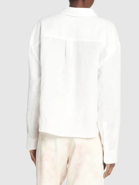 Weekend Max Mara  |Casual Style Linen Long Sleeves Plain Party Style