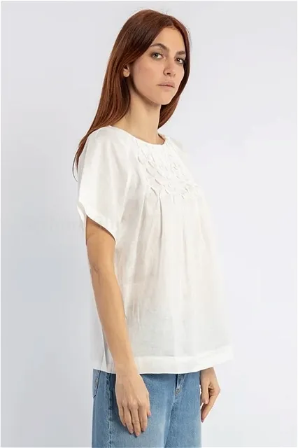 Weekend Max Mara  |Casual Style Short Sleeves Party Style Elegant Style