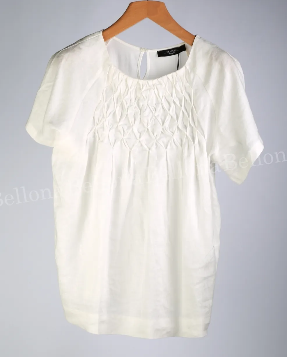 Weekend Max Mara  |Casual Style Short Sleeves Party Style Elegant Style