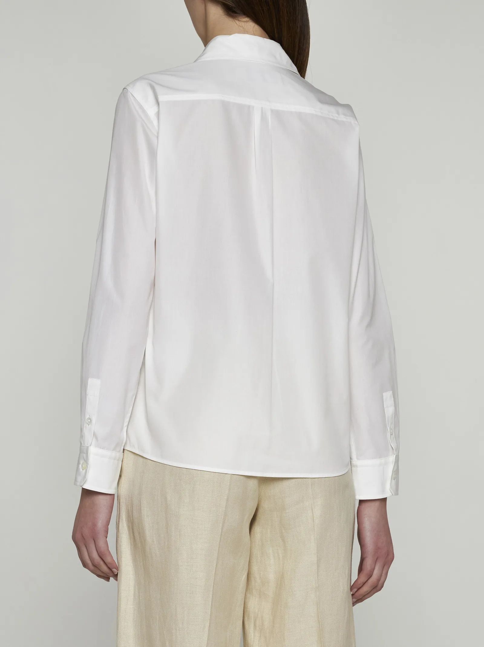 Weekend Max Mara  |Casual Style Street Style Long Sleeves Plain Cotton