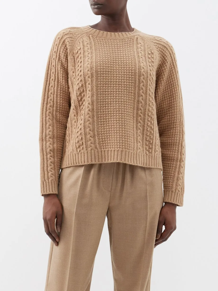 Weekend Max Mara  |Crew Neck Casual Style Unisex Wool Street Style Long Sleeves