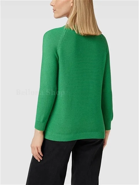 Weekend Max Mara  |Long Sleeves Plain V-neck & Crew neck