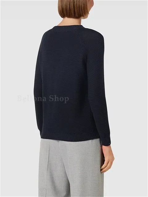 Weekend Max Mara  |Long Sleeves Plain V-neck & Crew neck