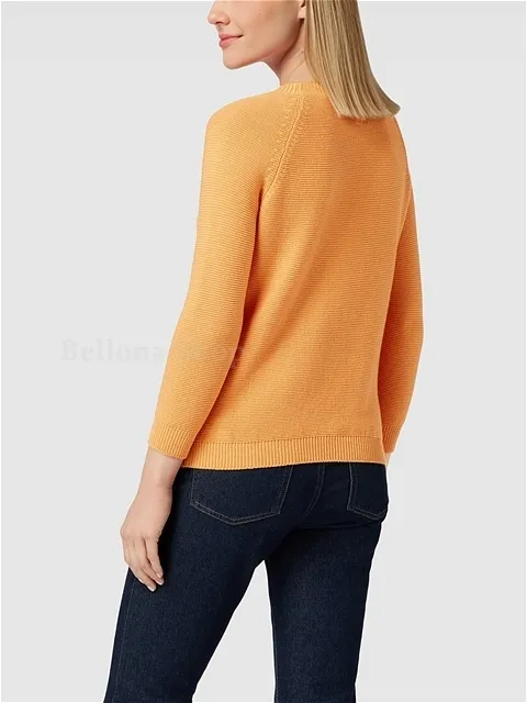 Weekend Max Mara  |Long Sleeves Plain V-neck & Crew neck