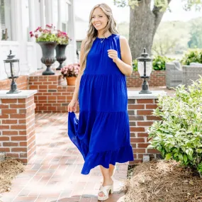 Weekend Wardrobe Maxi Dress, Royal