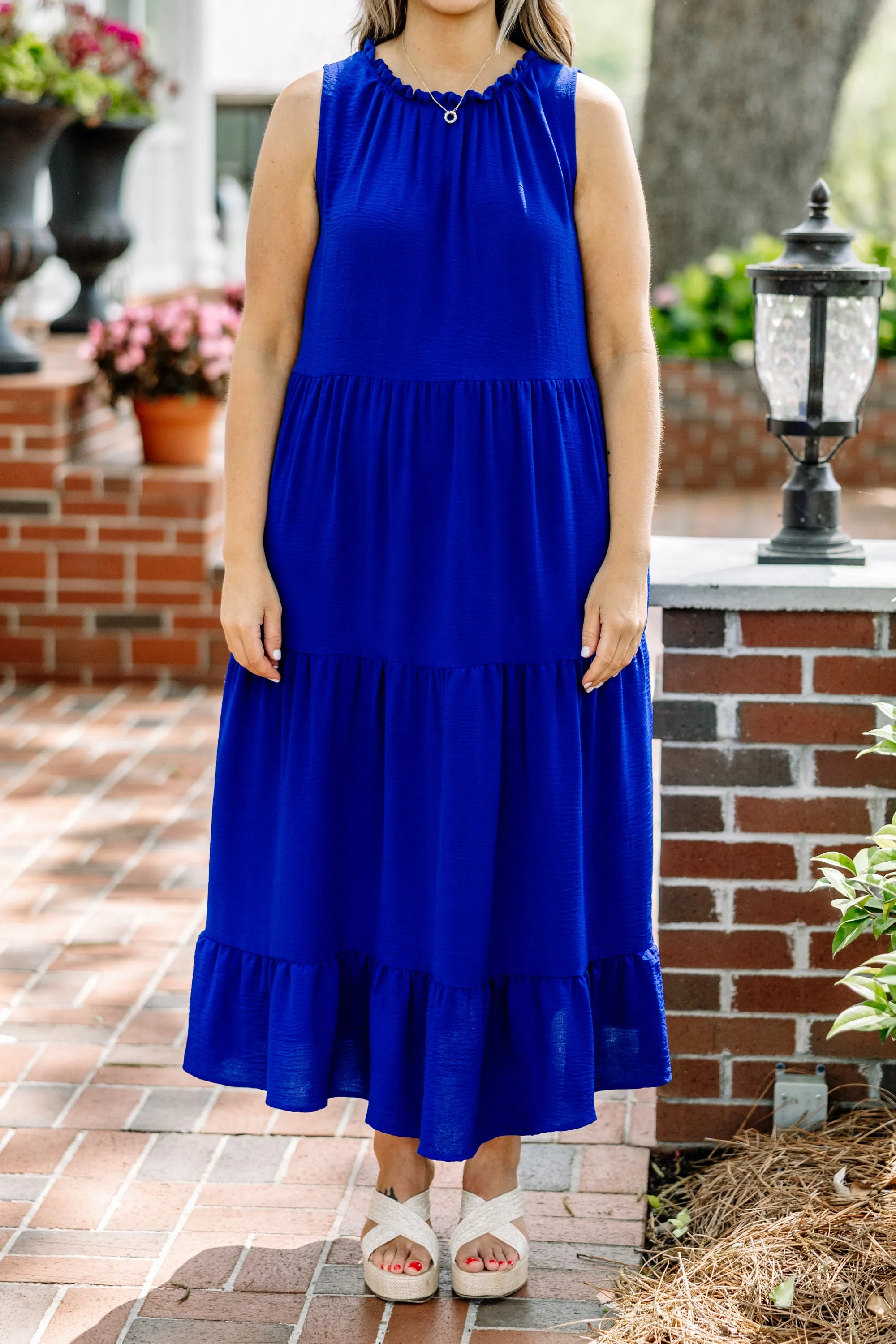 Weekend Wardrobe Maxi Dress, Royal