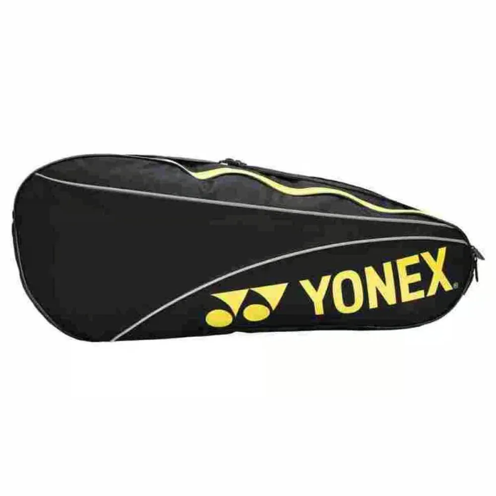 YONEX Champion 3D 23426EX 6R Badminton Kit Bag (Black/Yellow)